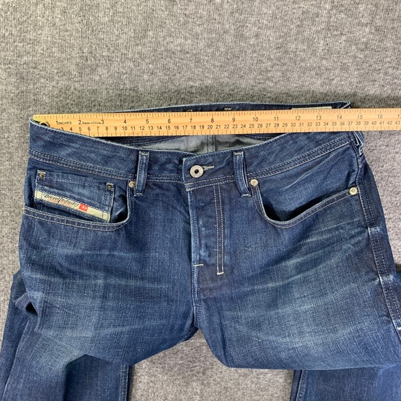 Diesel Zatiny Jeans Men 29x32 Regular Bootcut Y2K VTG Rockabilly Button Fly - Picture 6 of 16